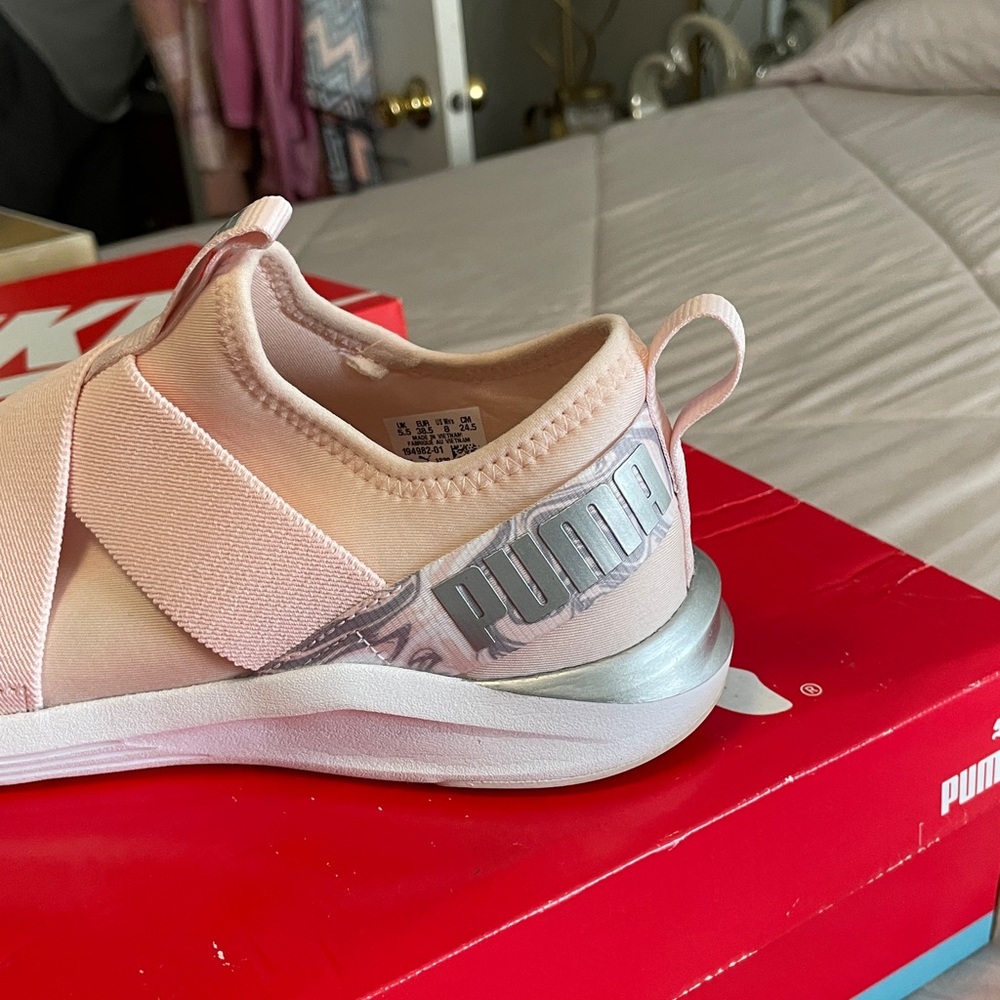 Puma Women's Blush Pink Slip-On Sneakers - Picture 4 of 4